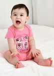BABY 迪士尼Q彈連身包屁衣-熊抱哥
