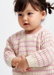 BABY條紋粗針織毛衣