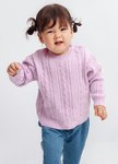 BABY麻花針織毛衣