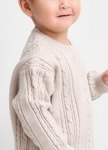 BABY麻花針織毛衣