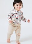 嬰幼兒Q彈棉質內搭褲(10分)-笑臉