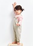 BABY棉質連身吊帶褲