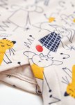 新生兒 長袖連身衣-童趣線條