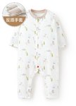 新生兒 長袖連身衣-森林動物
