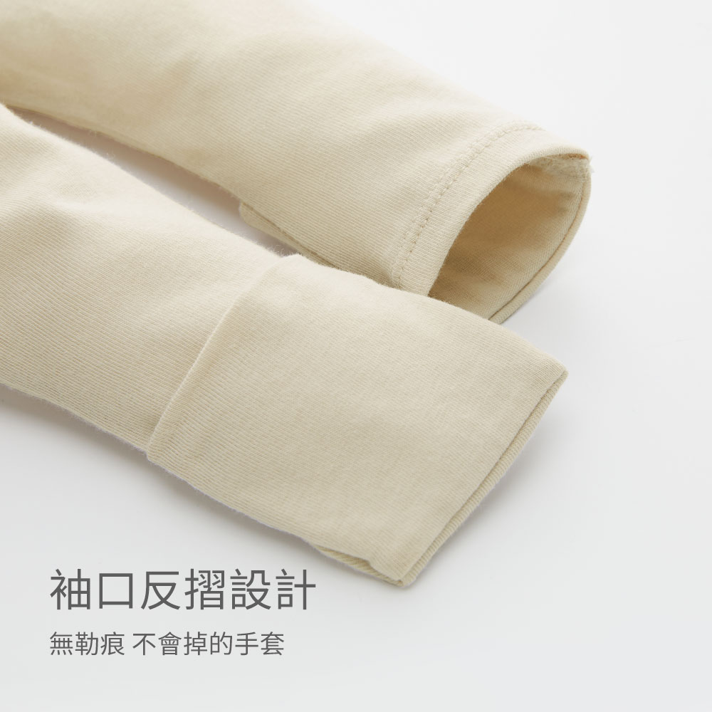新生兒 Q彈棉質長袖包屁衣-Q熊