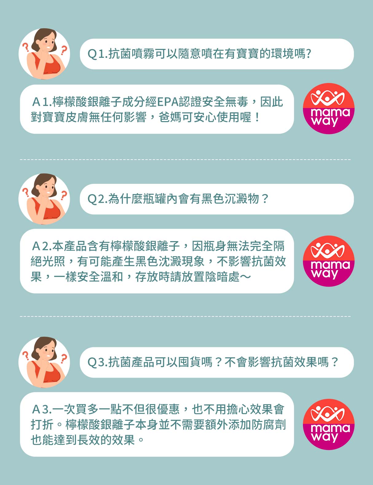 Q&A抗菌產品大解惑! Q&A抗菌產品大解惑!