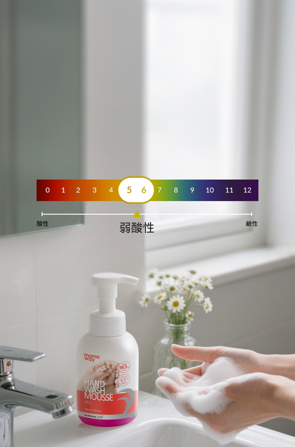 mamaway蘆薈抗菌洗手慕斯