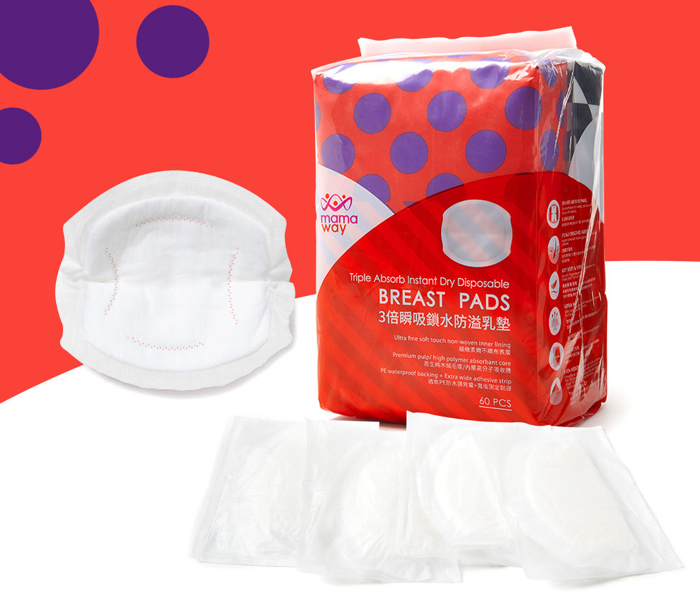 3倍瞬吸鎖水
防溢乳墊(60片/入)