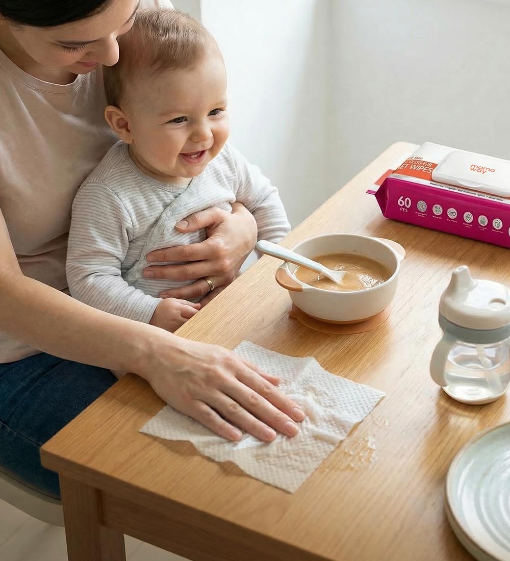 mamaway 抗菌濕巾-隨身包