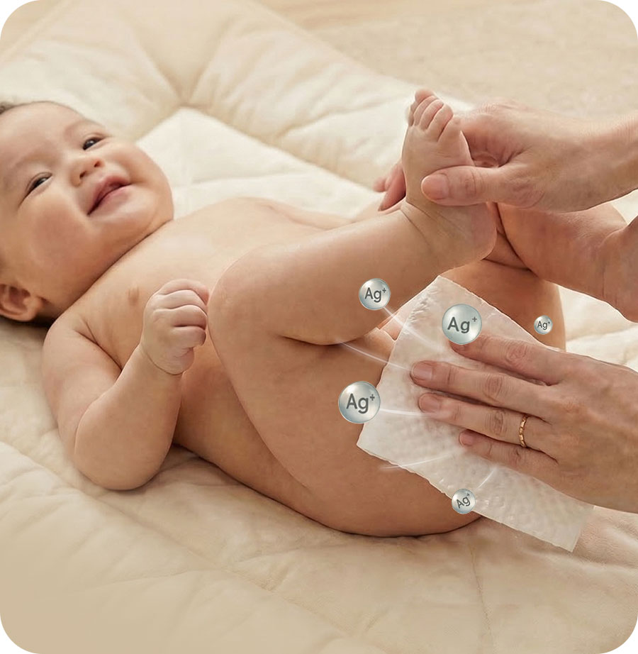 mamaway 抗菌濕巾-隨身包