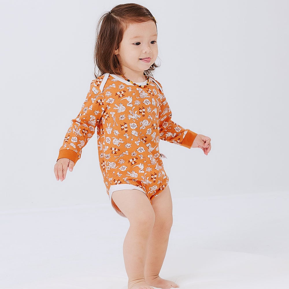 BABY Q彈純棉長袖包屁衣衣(2入)-玩具總動員 BABY Q彈純棉長袖包屁衣衣(2入)-玩具總動員