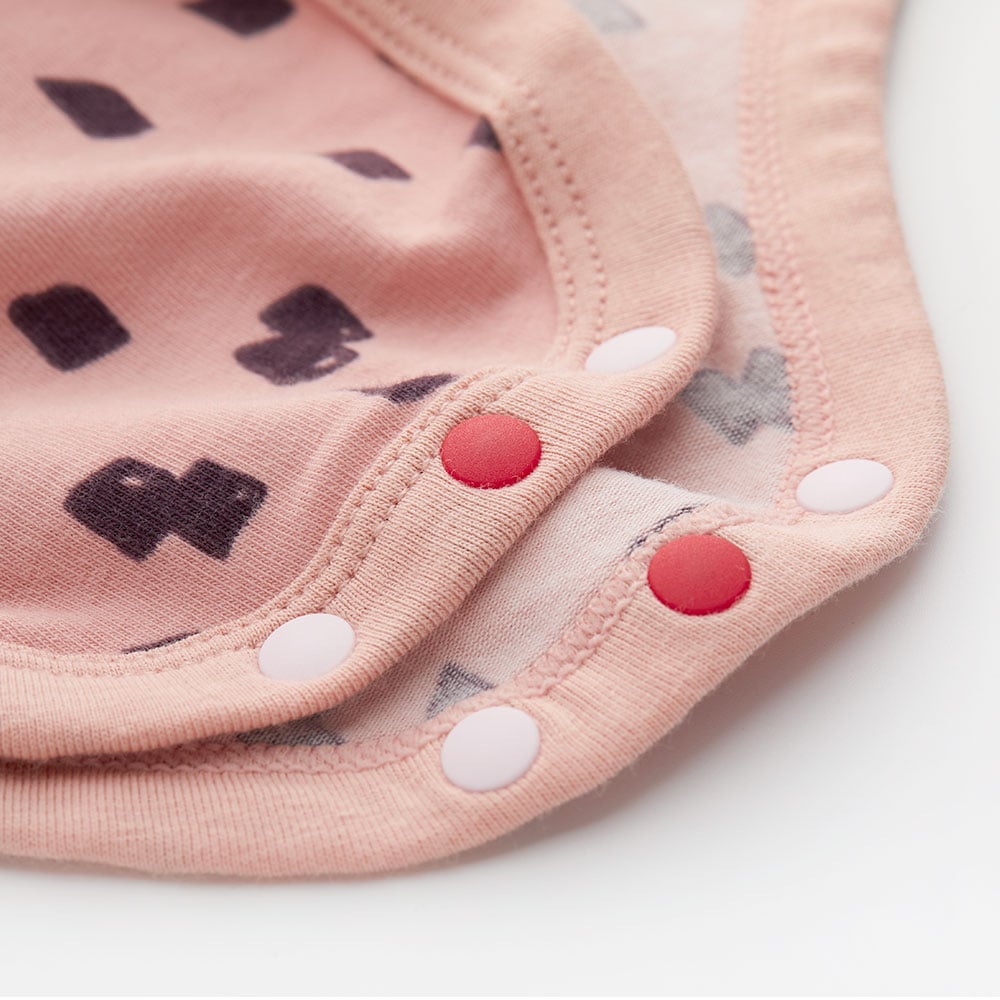 BABY Q彈棉質無袖包屁衣(2入)-仙草