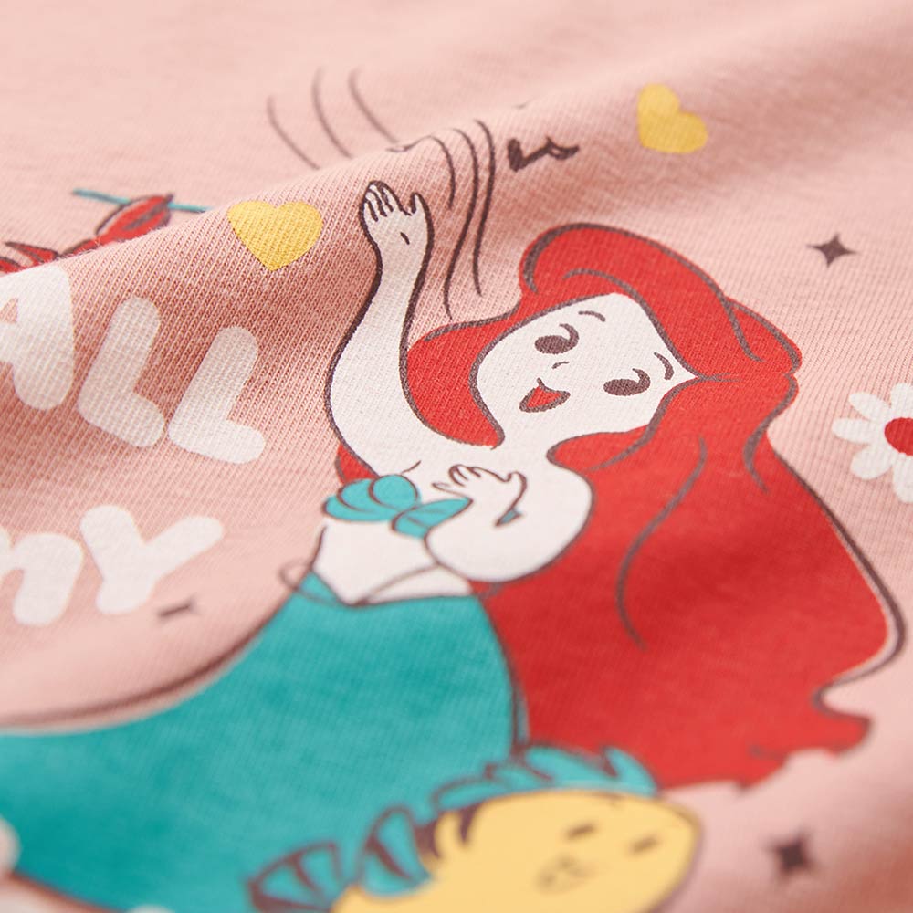 BABY 迪士尼蓄熱保溫長袖連身衣-小美人魚 BABY 迪士尼蓄熱保溫長袖連身衣-小美人魚