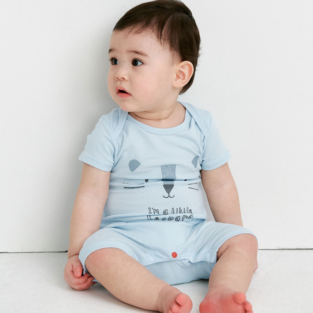 BABY Q彈連身包屁衣-Q豹