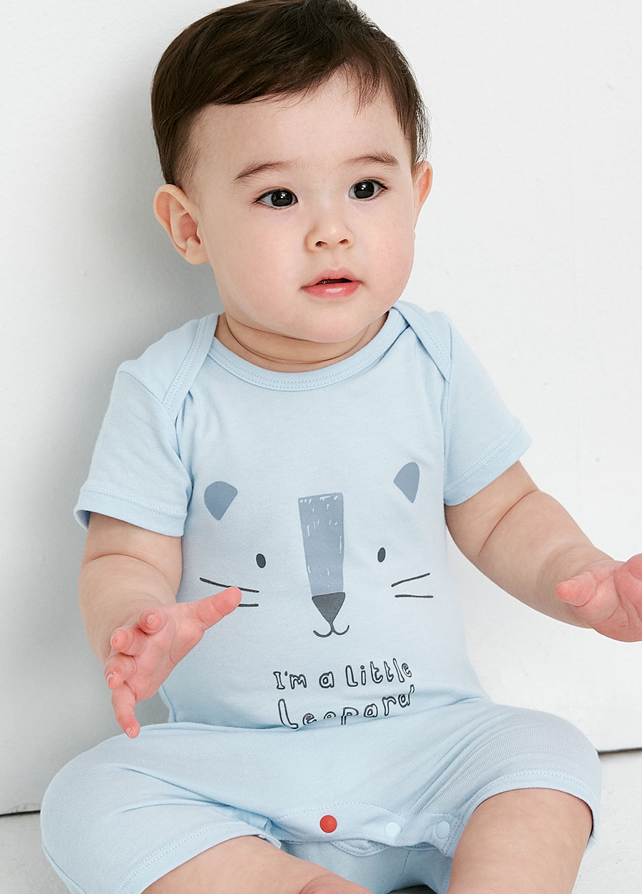 BABY Q彈連身包屁衣-Q豹