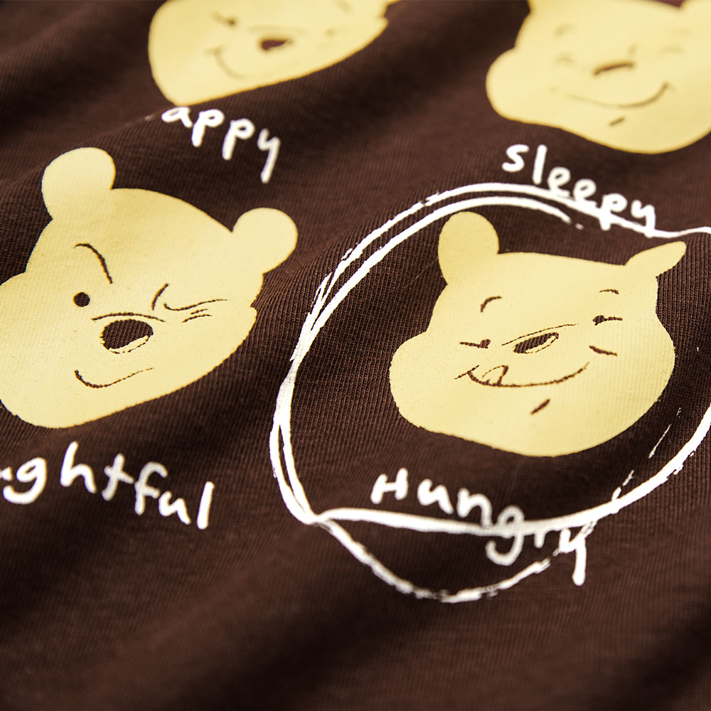 BABY迪士尼Q彈無袖連身包屁衣-維尼