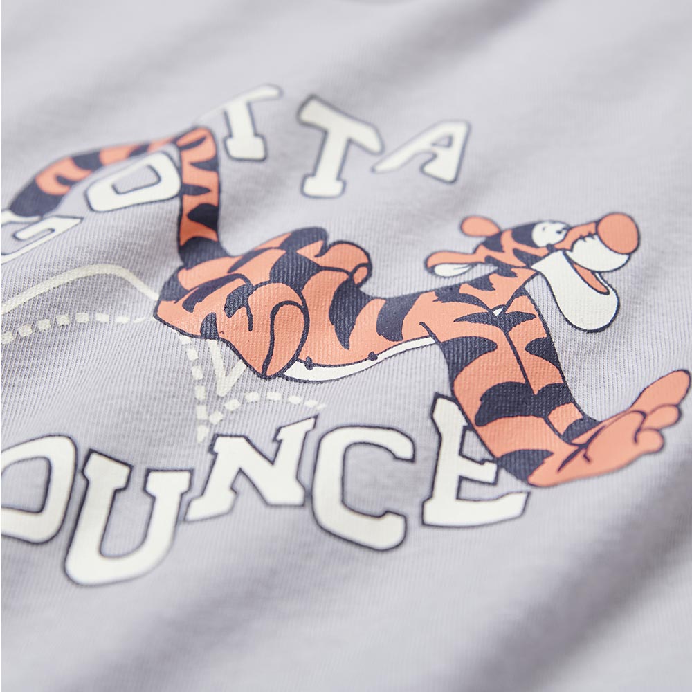 BABY 迪士尼Q彈棉質無袖包屁衣-跳跳虎