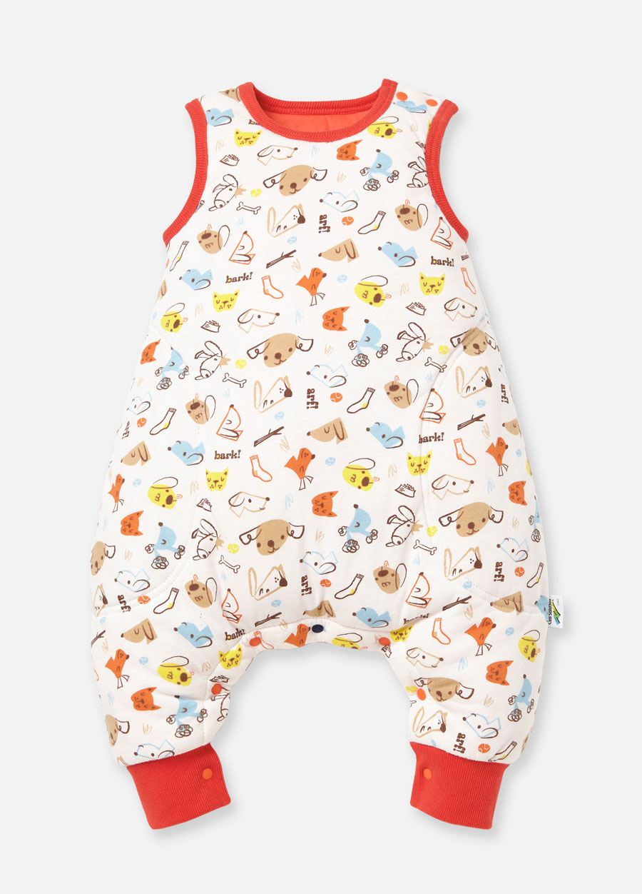 抗菌防踢被(秋冬款0-24M)釦子款-狗狗