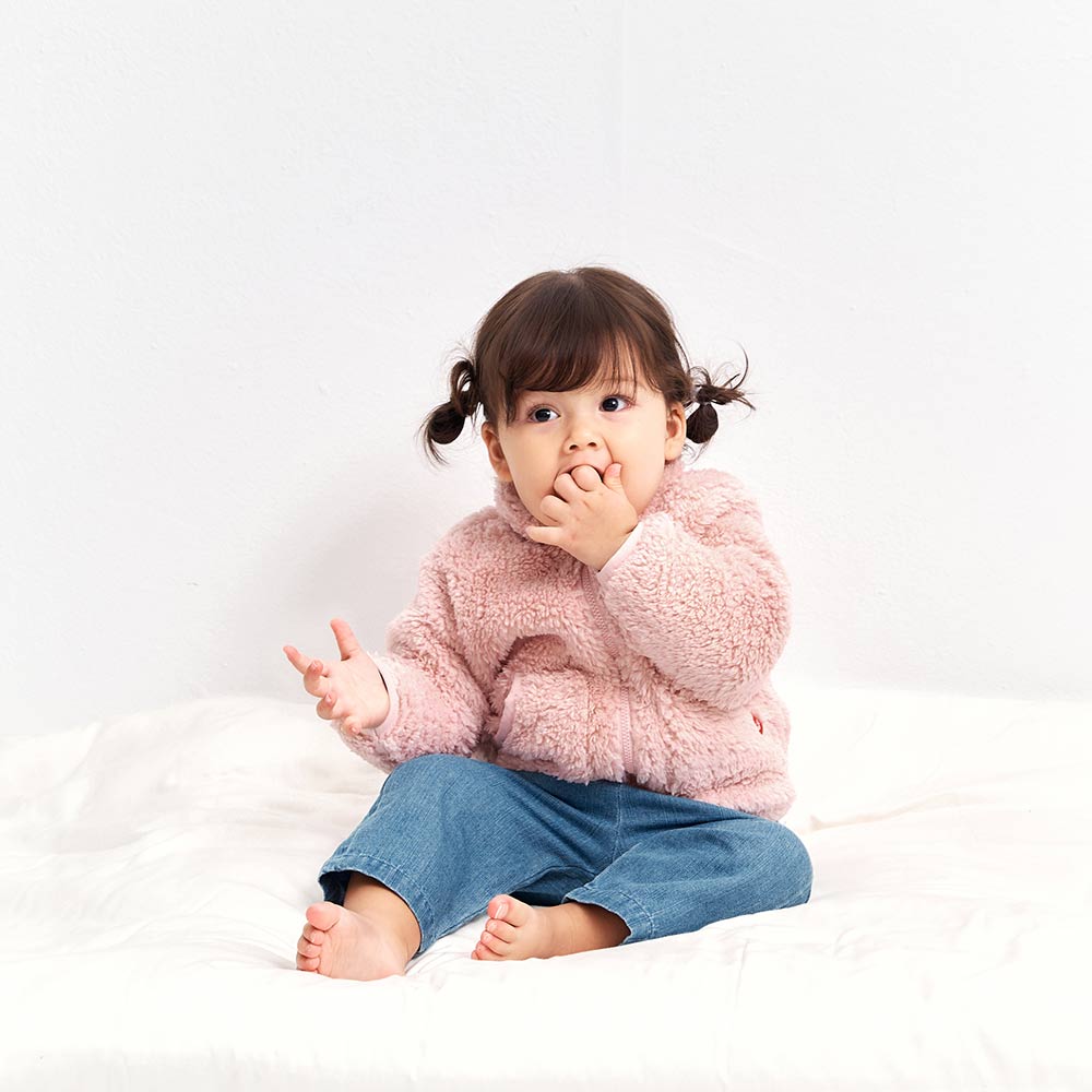 BABY 刷毛連帽外套