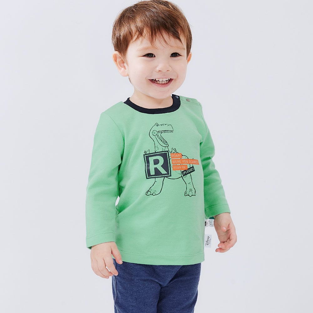 BABY 迪士尼純棉長袖T恤-抱抱龍 BABY 迪士尼純棉長袖T恤-抱抱龍