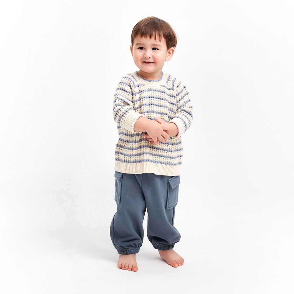 BABY棉質工作束口褲