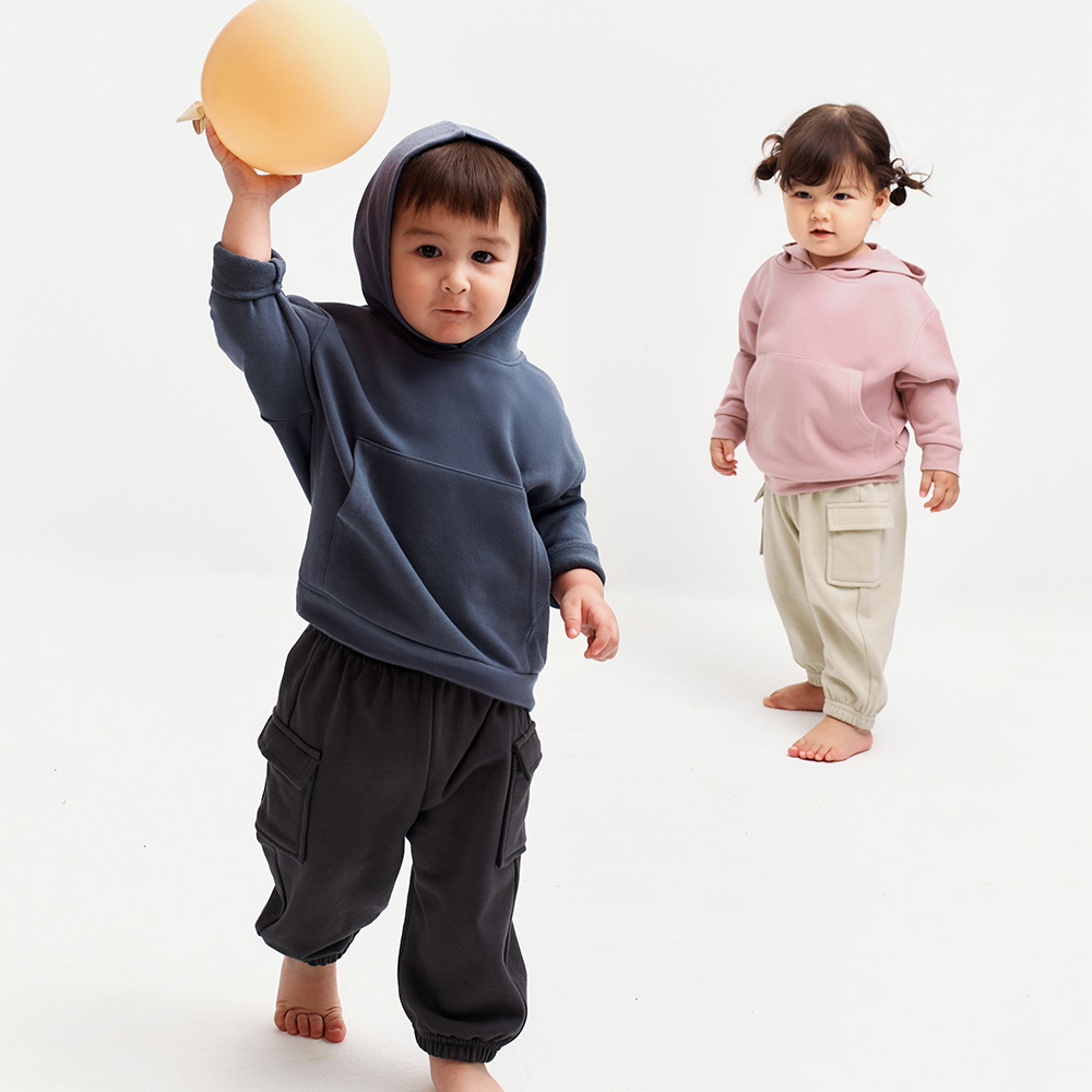 BABY棉質工作束口褲