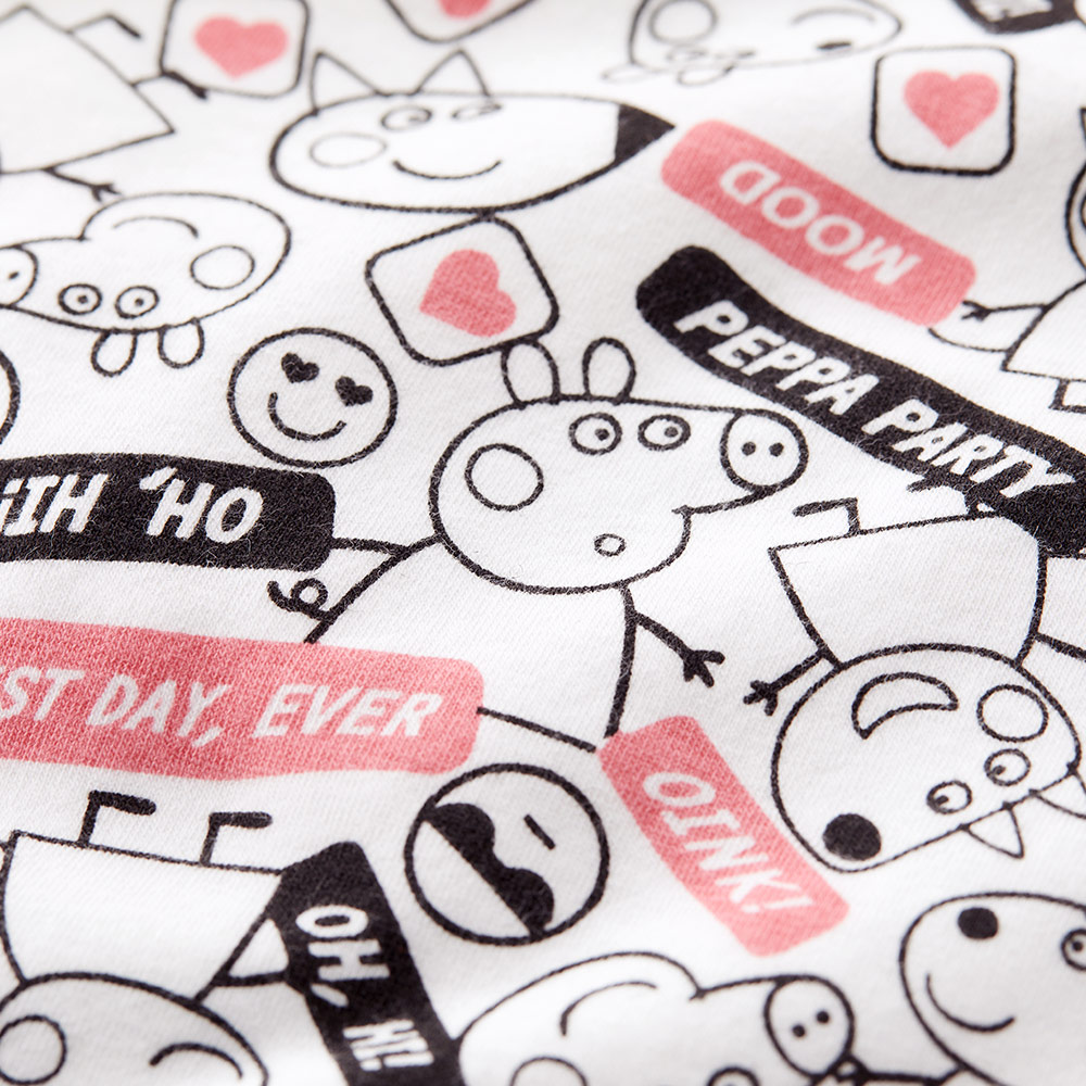 新新生兒Q彈棉質蝴蝶衣(2入)-標籤佩佩豬 新新生兒Q彈棉質蝴蝶衣(2入)-標籤佩佩豬