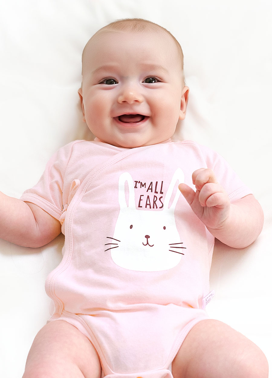 新生兒Q彈棉質包屁衣-兔寶寶