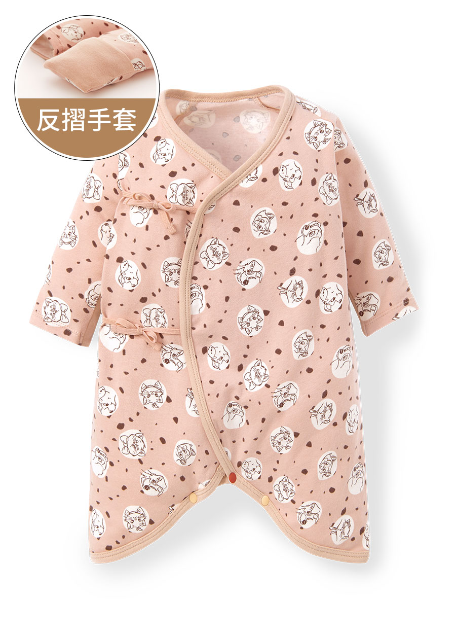 新生兒Q彈棉質蝴蝶衣