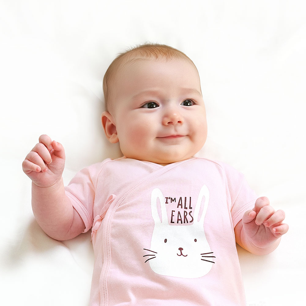 新生兒 Q彈棉質包屁衣-兔寶寶