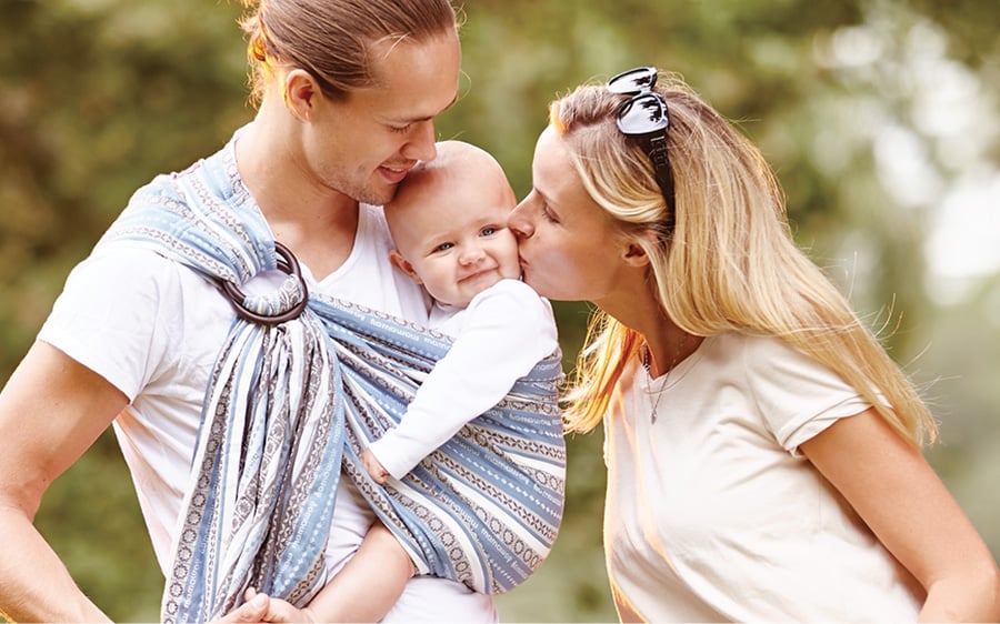 媽媽餵育兒哺乳背巾