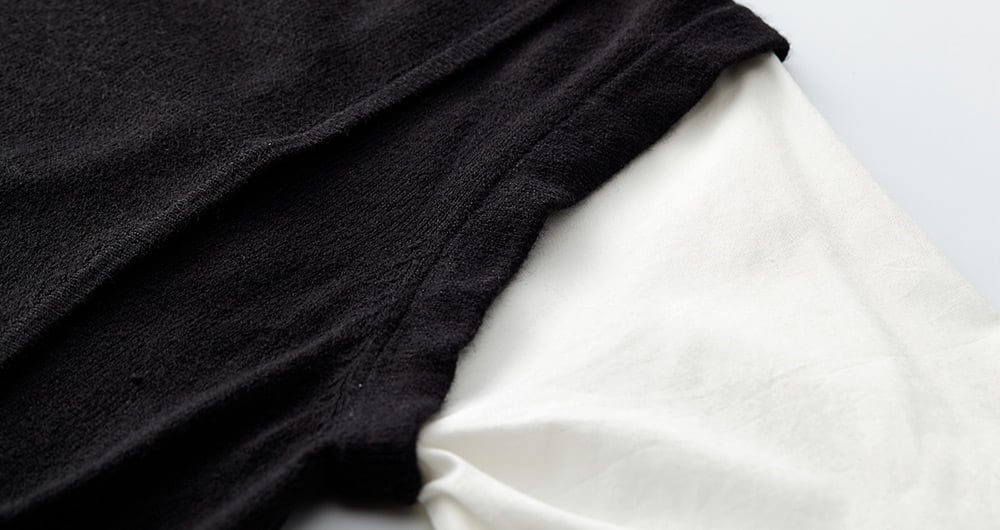 拼接背心孕哺針織衫 拼接背心孕哺針織衫