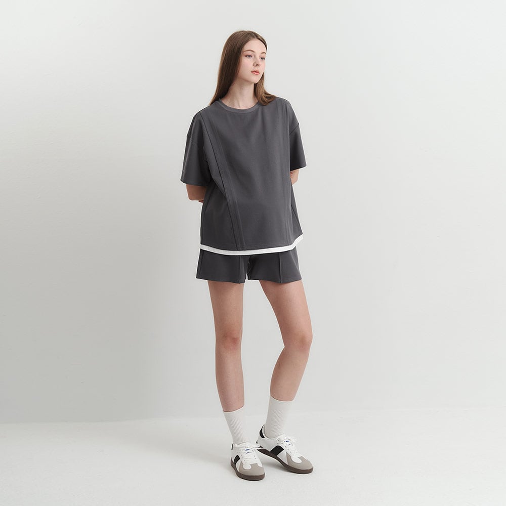 Cool casual wide-cut maternity top