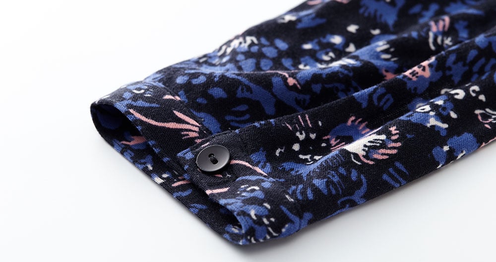 襯衫式印花孕哺洋裝(兩穿) 襯衫式印花孕哺洋裝(兩穿)