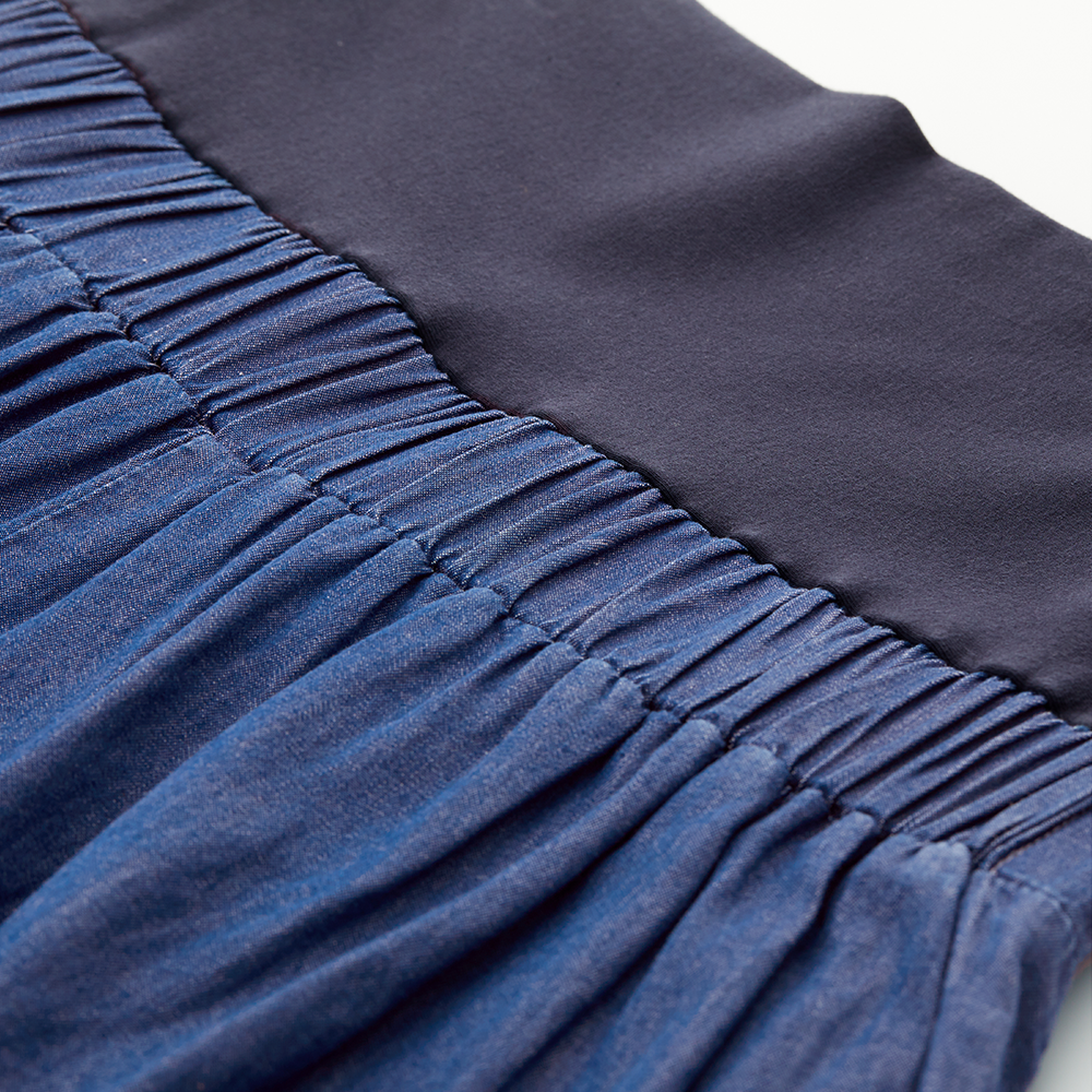 涼爽寬版輕牛仔孕婦褲裙 涼爽寬版輕牛仔孕婦褲裙